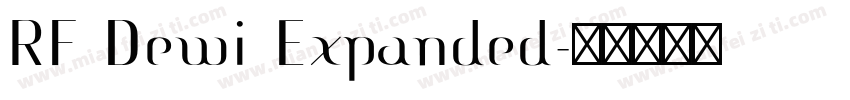 RF Dewi Expanded字体转换